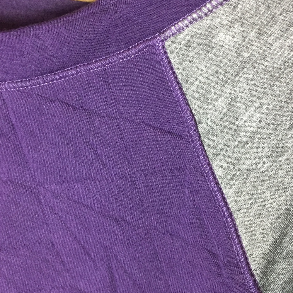 (NWT)  Pink Lotus Long Sleeve Soft Raglan Top - Picture 4 of 5